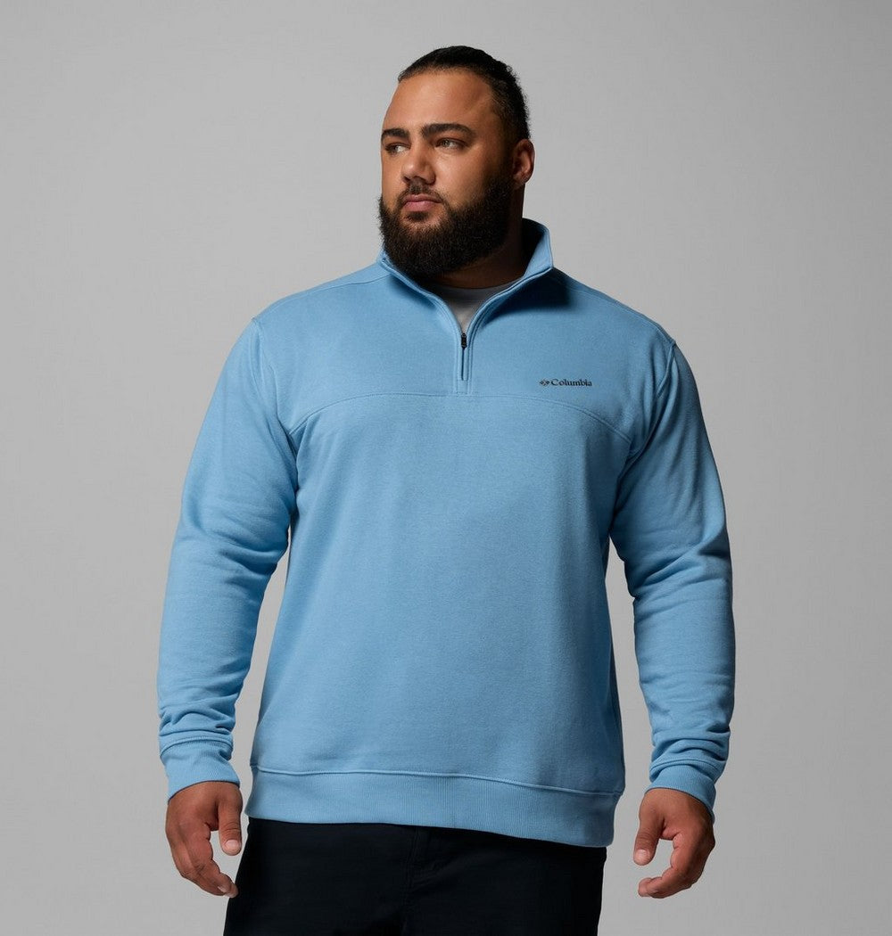 Men's Big Half-Zip Fleece Pullover - Blue