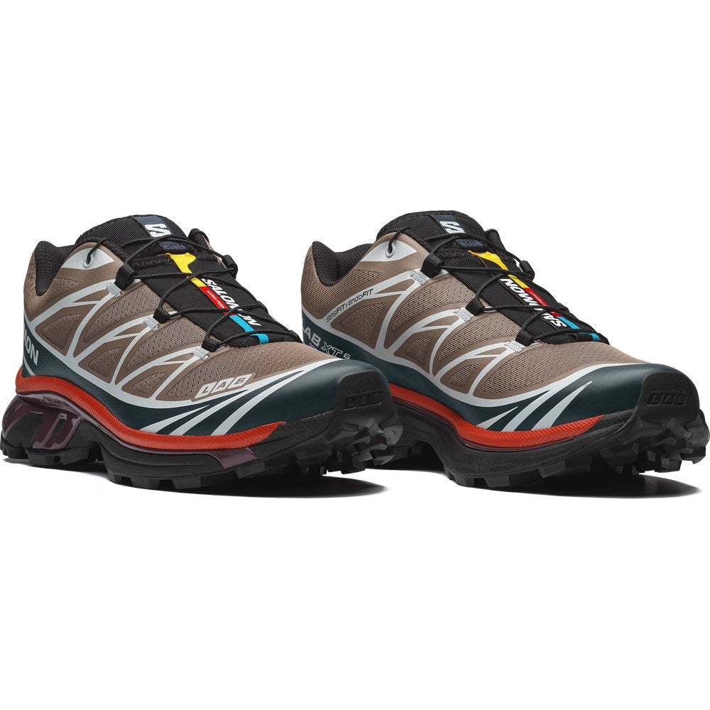 Mesh Trail-Inspired Sneakers - Gray