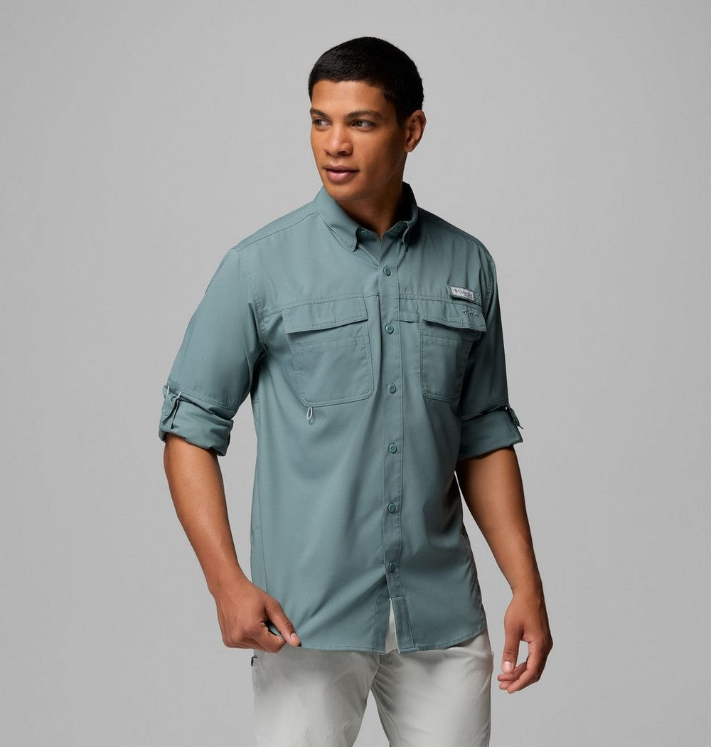 Men's Long Sleeve Fishing Shirt - White