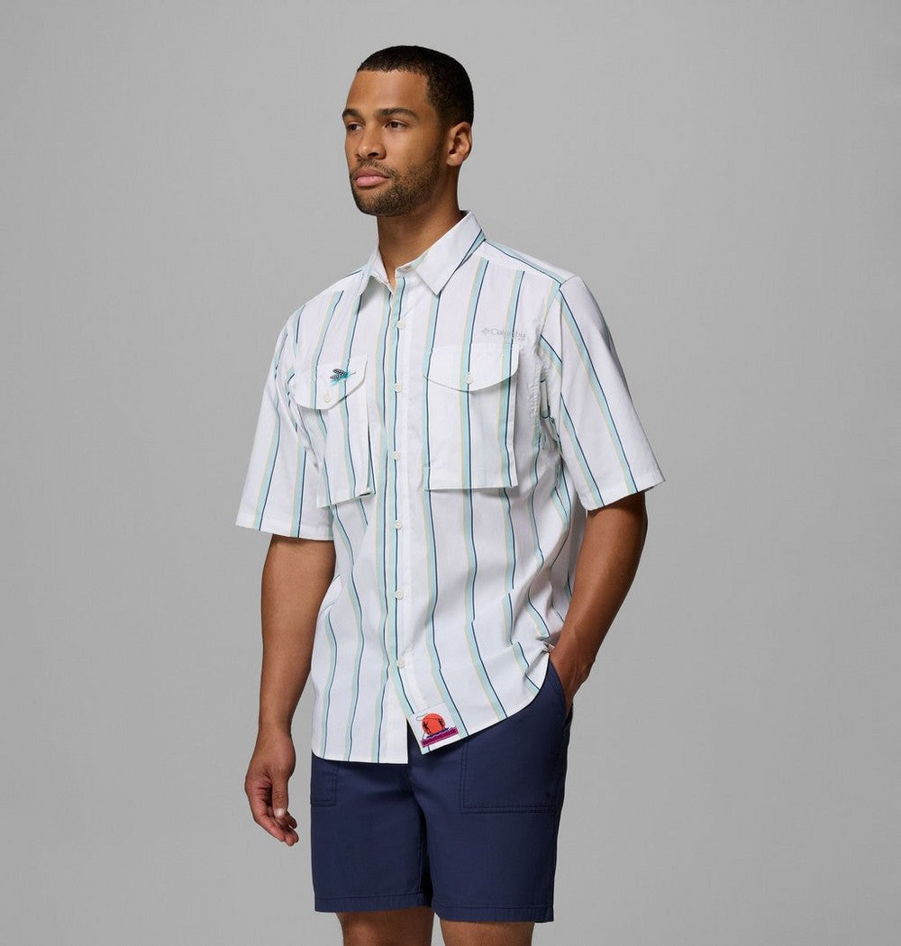 Men's Printed Short Sleeve Fishing Shirt