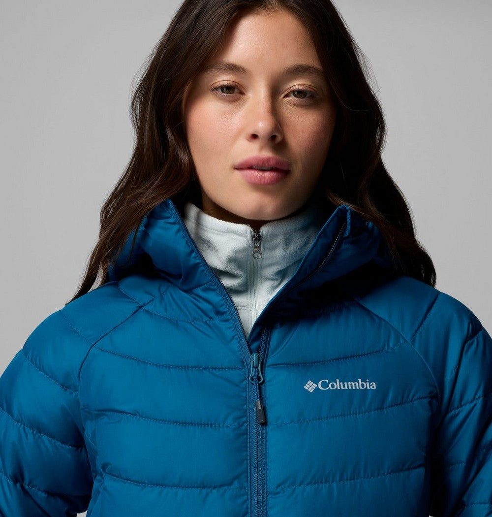 Women's Hooded Puffer Jacket - Navy