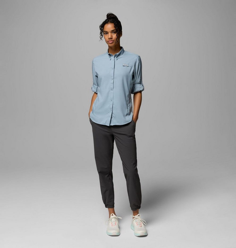 Women's Long Sleeve Fishing Shirt - Stone