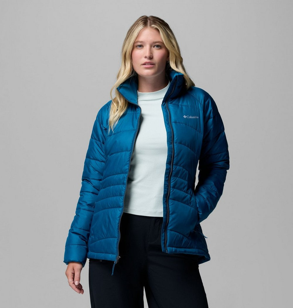 Women's Water-Resistant Insulated Jacket - Brown