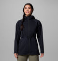 Women's Hooded Softshell Jacket - Stone Green
