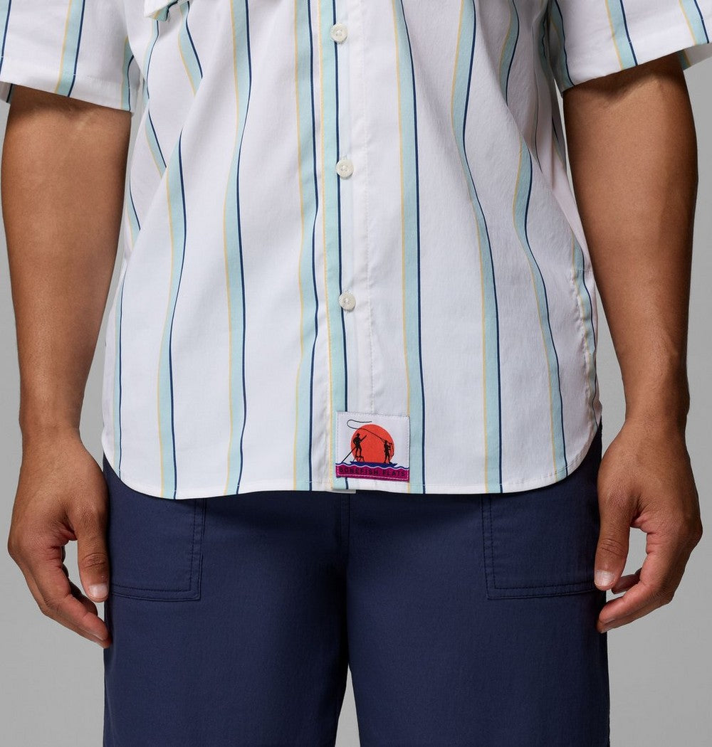 Men's Printed Short Sleeve Fishing Shirt