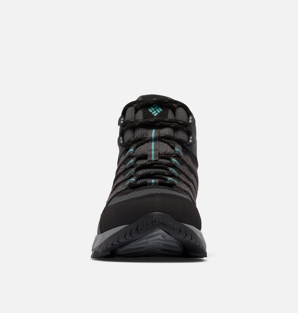 Women's Wide Waterproof Mid Hiking Shoe - Gray