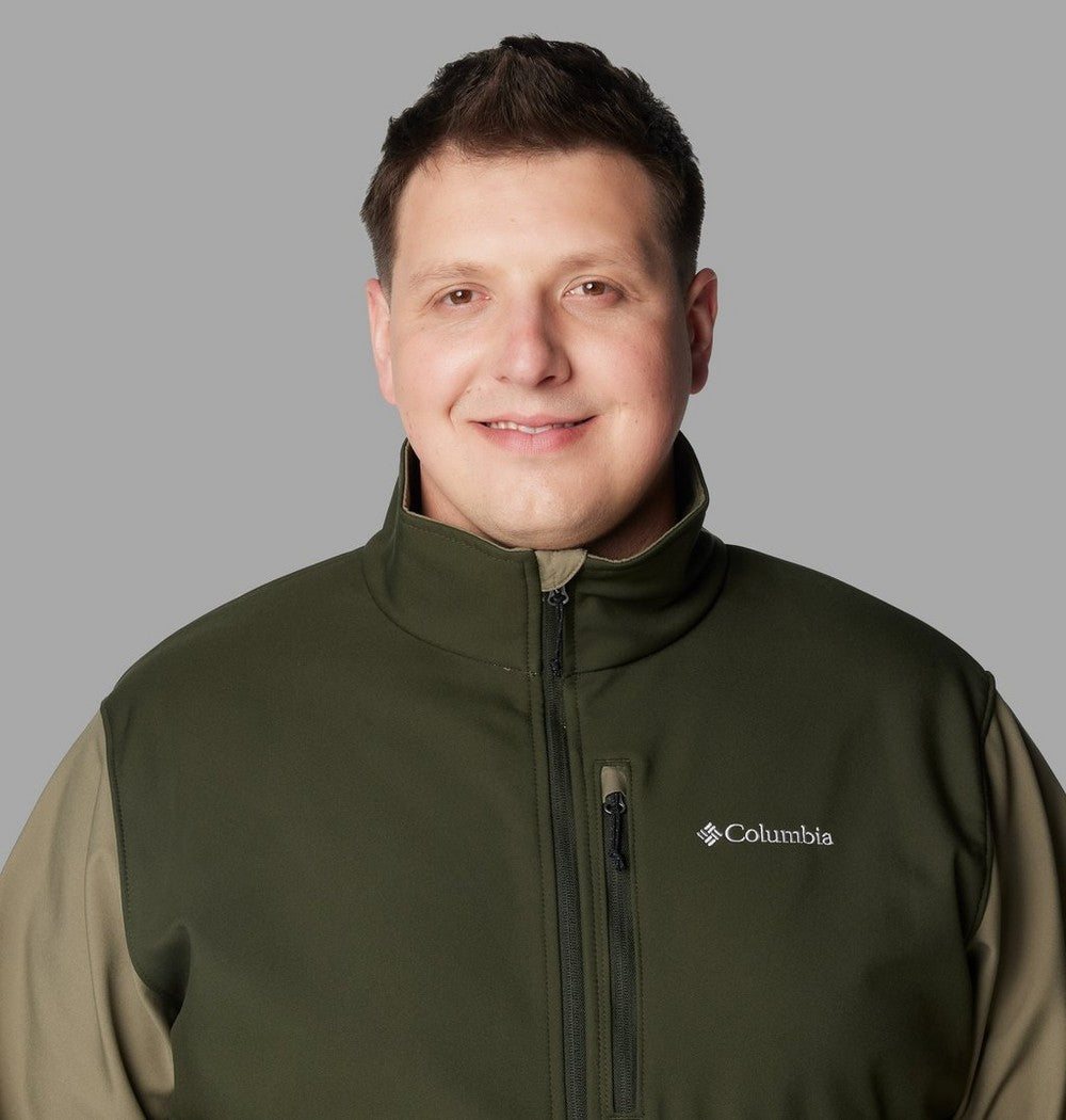 Men's Big Softshell Jacket - Grey