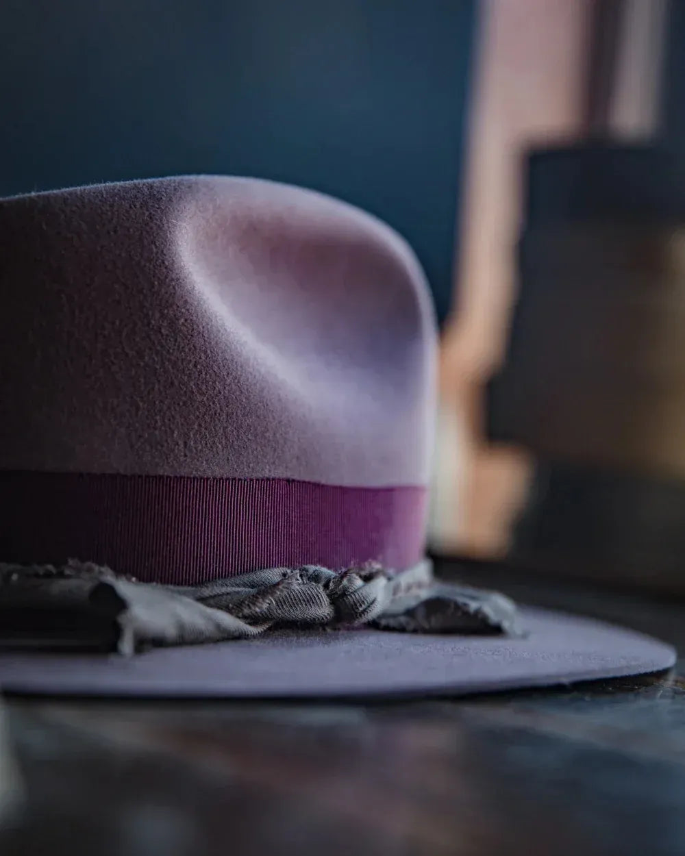 Bespoke Handmade Fedora - Special Hat Band-Pink-Colorful