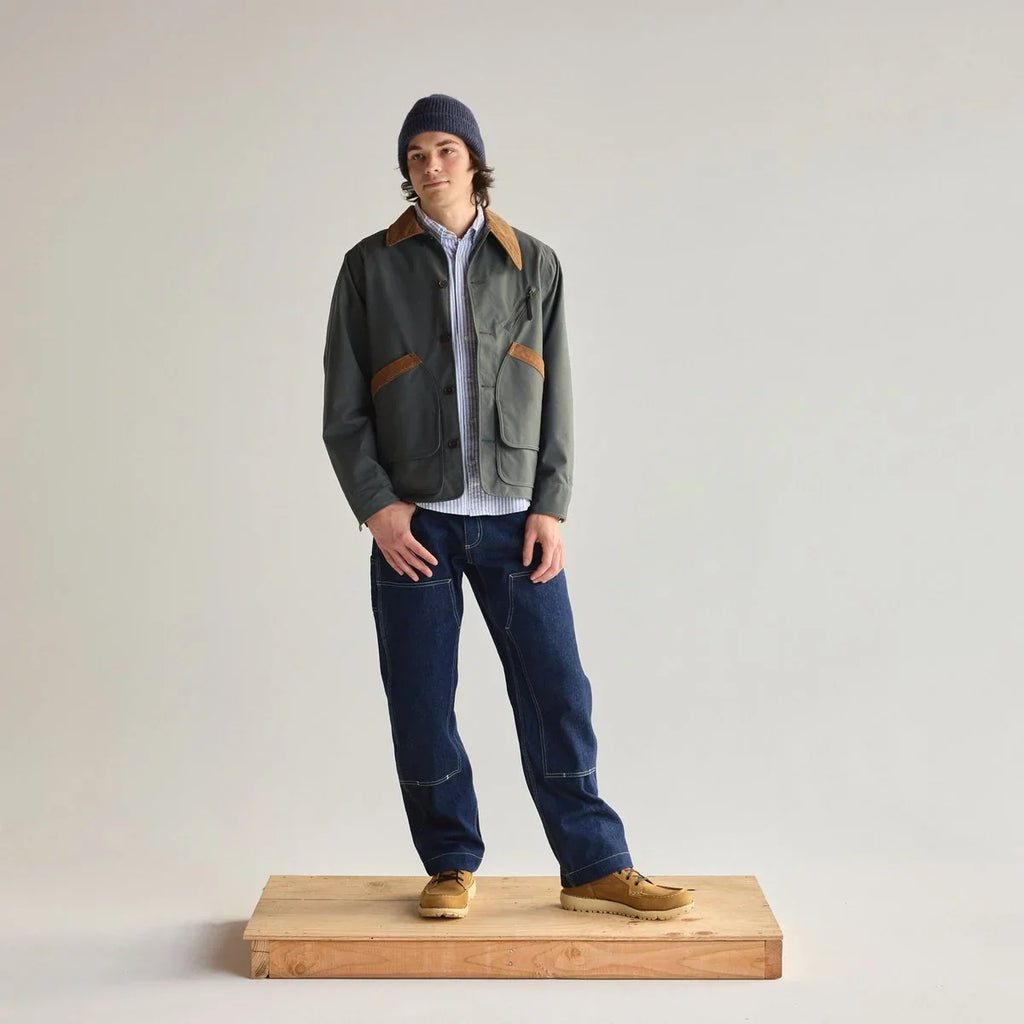 Men's Double-Knee Denim Work Pants - Indigo