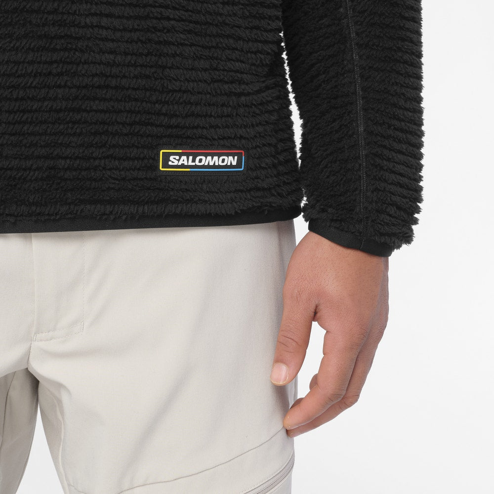 Men's Insulated Half-Zip Fleece - Black