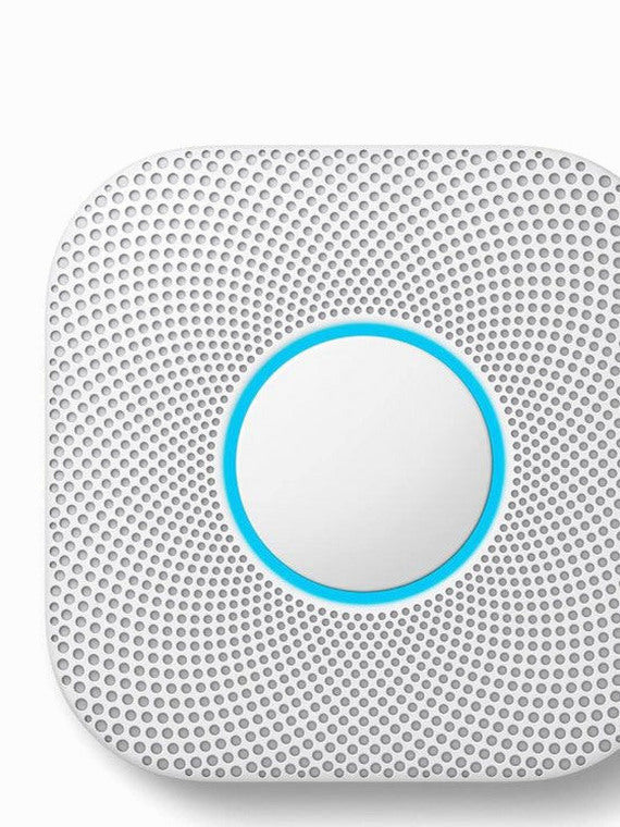 Nest Protect Battery Operated Smoke And Carbon Monoxide Detector - White