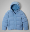 Girls' Hooded Down Puffer Jacket - Blue