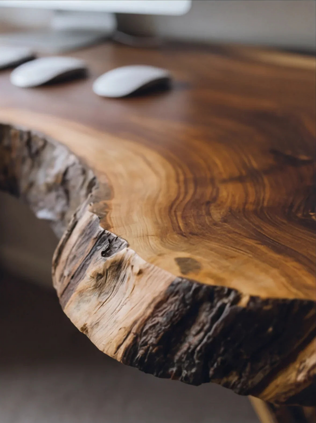 Handmade Live Edge Desk