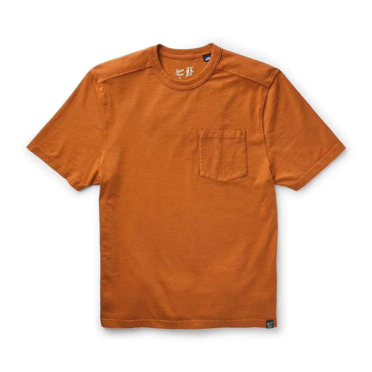 Heavyweight Slub Cotton Pocket T-Shirt - Ginger