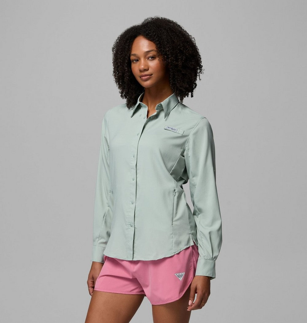 Women's Long Sleeve Fishing Shirt - Stone