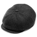 Malco Dark Grey Moda Newsboy Cap
