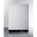 Frost-Free Built-In Undercounter All-Freezer With Stainless Steel Wrapped Exterior And Horizontal Handle