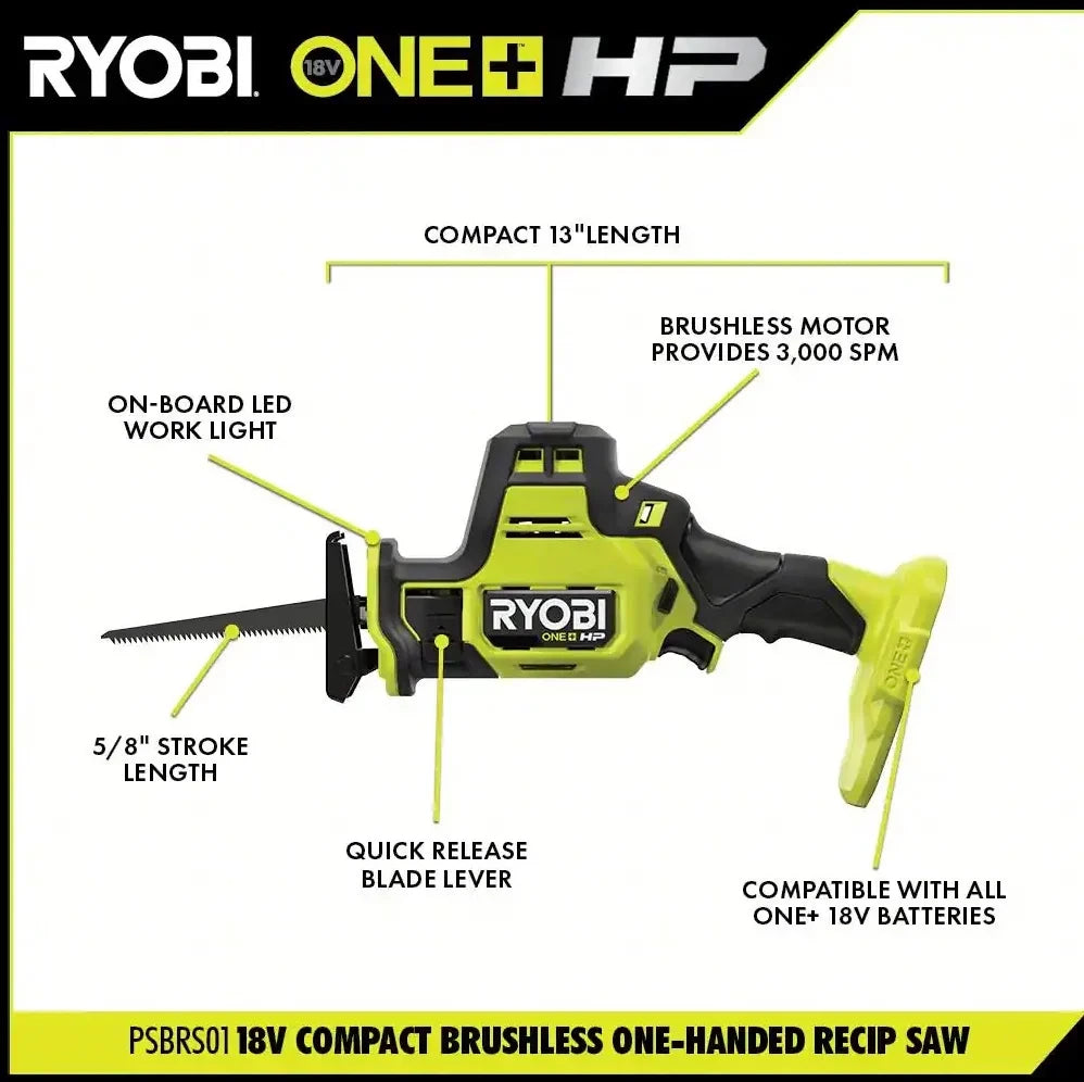 18V Compact Brushless 6-Tool Combo Kit