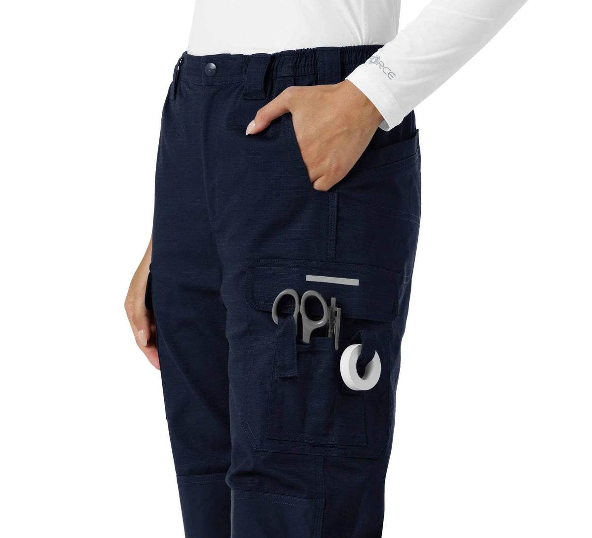 Women's Stretch Ripstop Cargo Pants - Navy