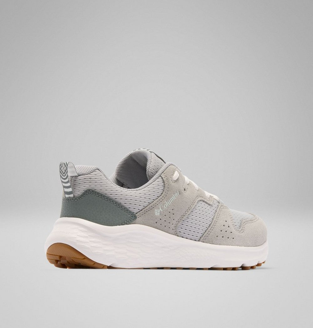 Women's Mesh And Suede Walking Shoe - Beige