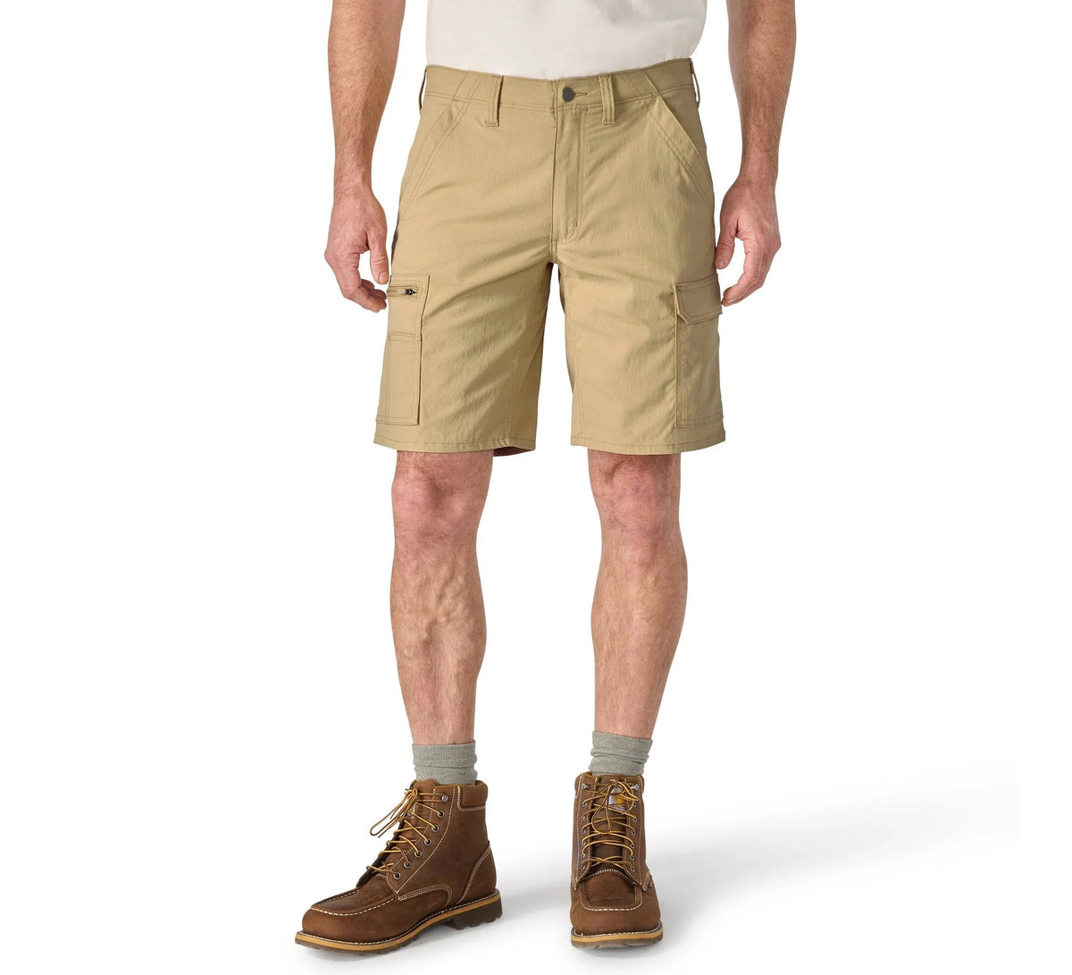 Men's Stretch Ripstop Cargo Shorts - Tan