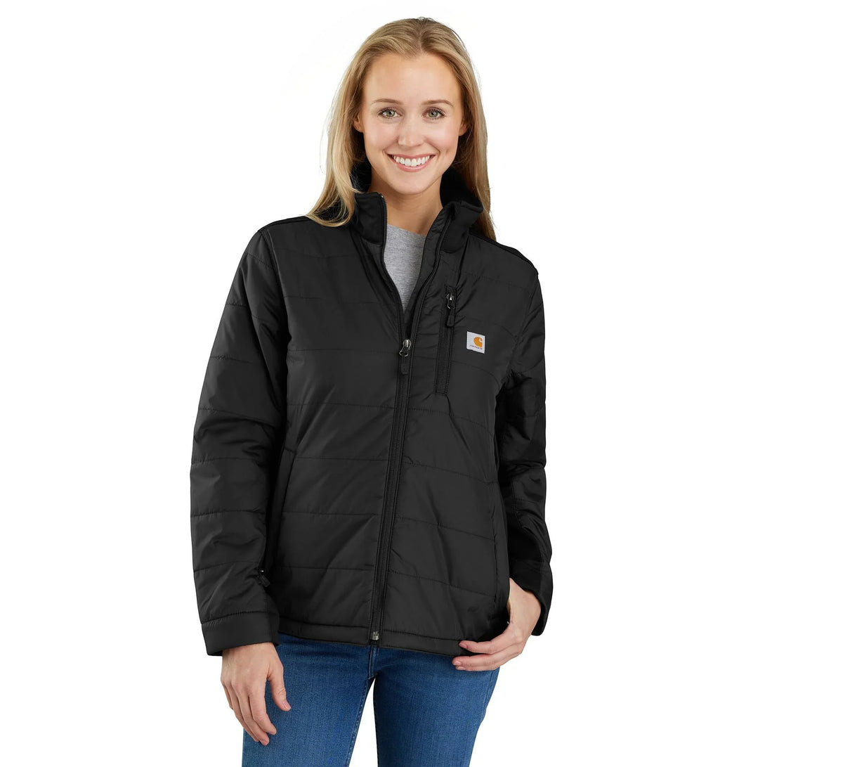 Women's Lightweight Insulated Puffer Jacket - Black