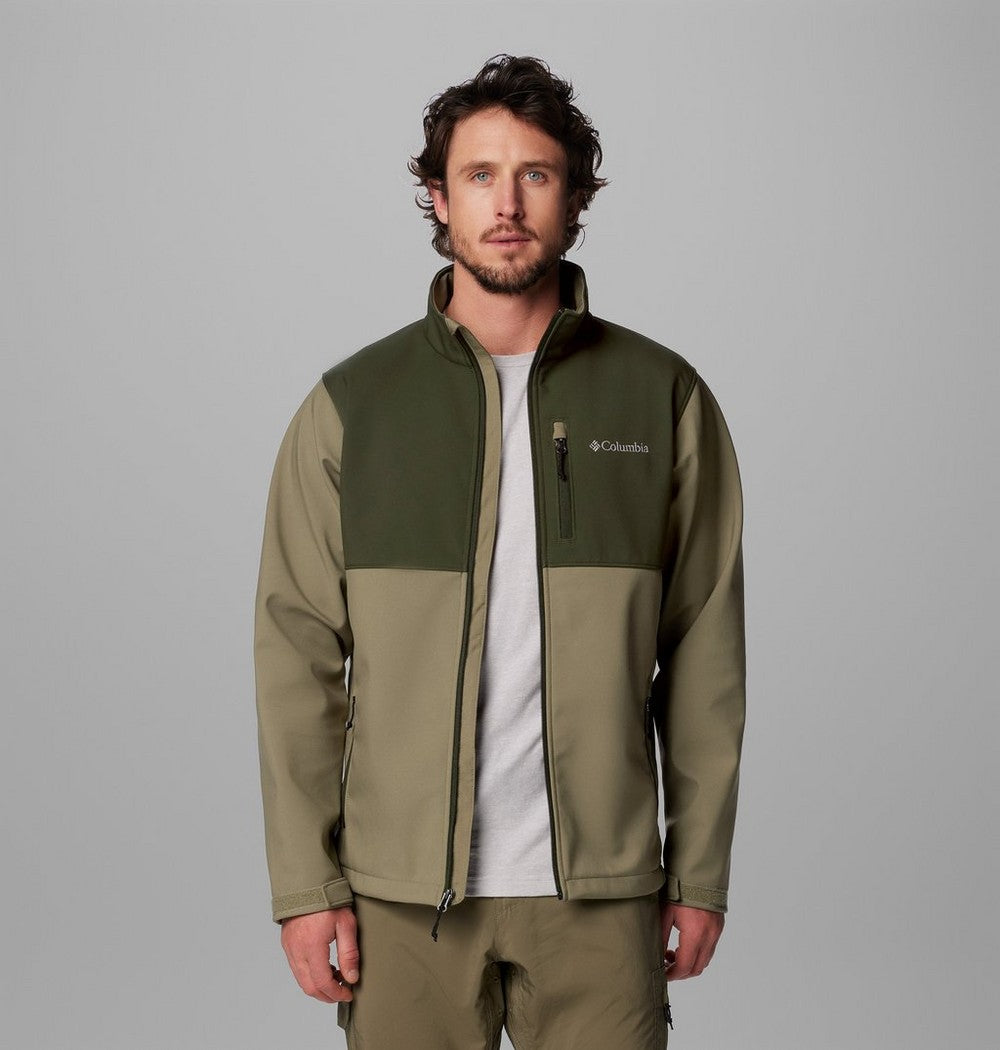 Men's Water-Resistant Softshell Jacket - Spice