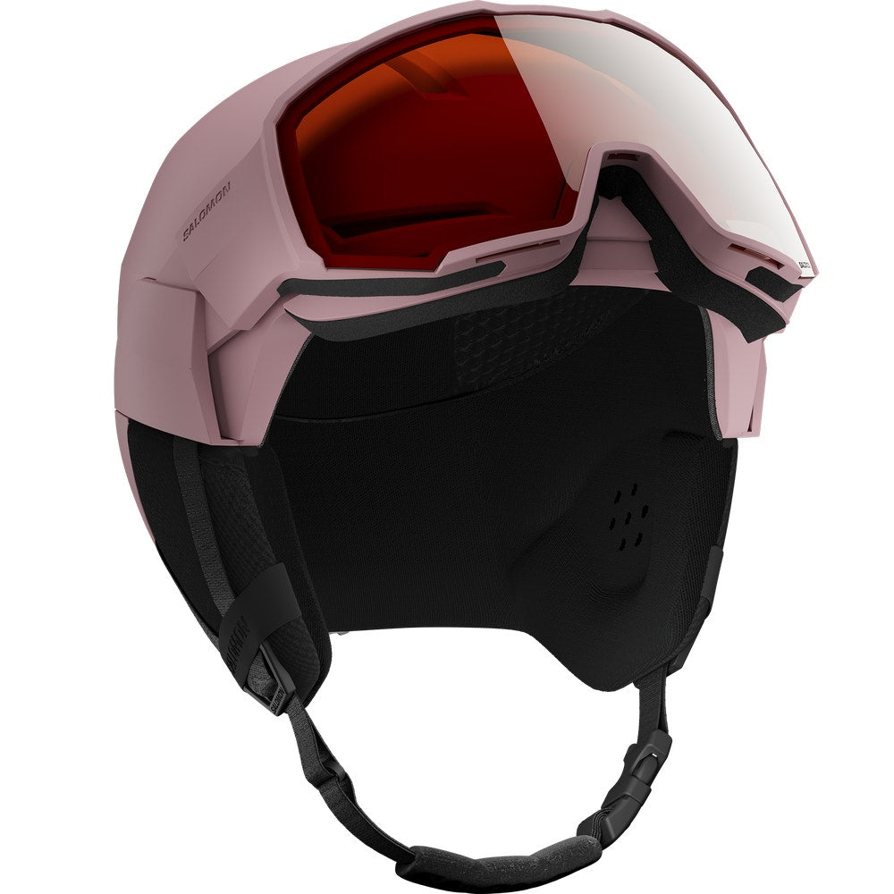 Adjustable Ski Helmet With Visor - Black