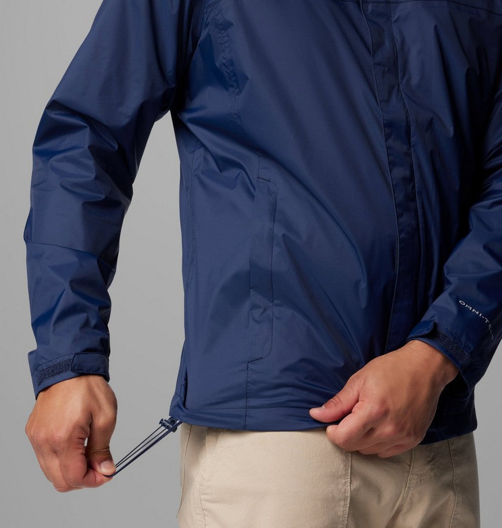 Men's Tall Waterproof Rain Jacket - Blue