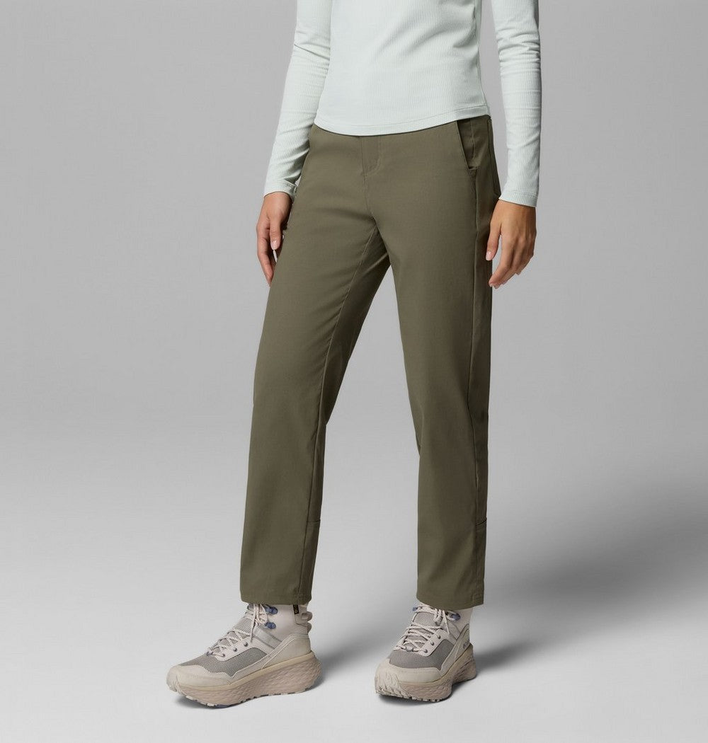 Women's Stretch Straight-Leg Pants - Green