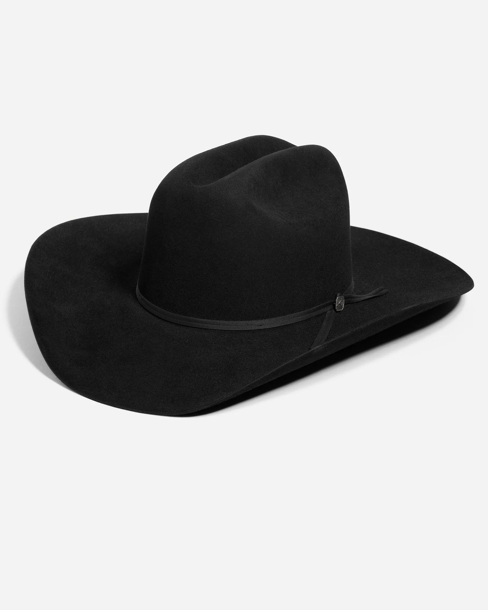 Ryan's Cattleman Crown Black Cowboy Hat