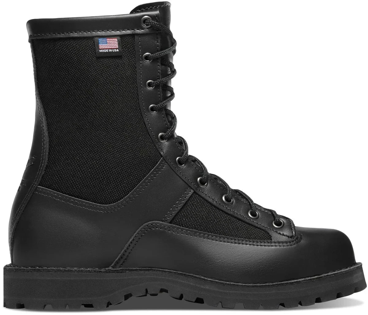 8-Inch Waterproof Tactical Boots - Black