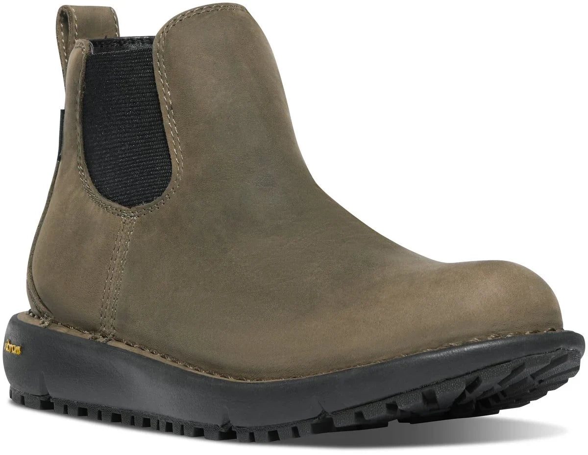 Women's Waterproof Nubuck Chelsea Boots - Brown