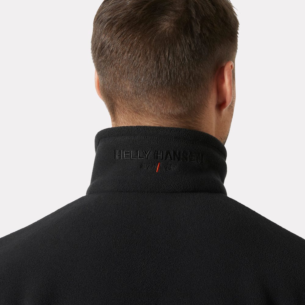 Recycled Fleece Work Jacket - Dark Gray