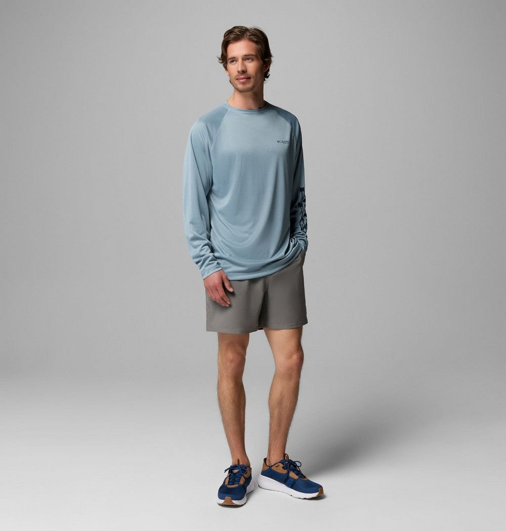 Men's Long-Sleeve Sun Protection Shirt - Gray