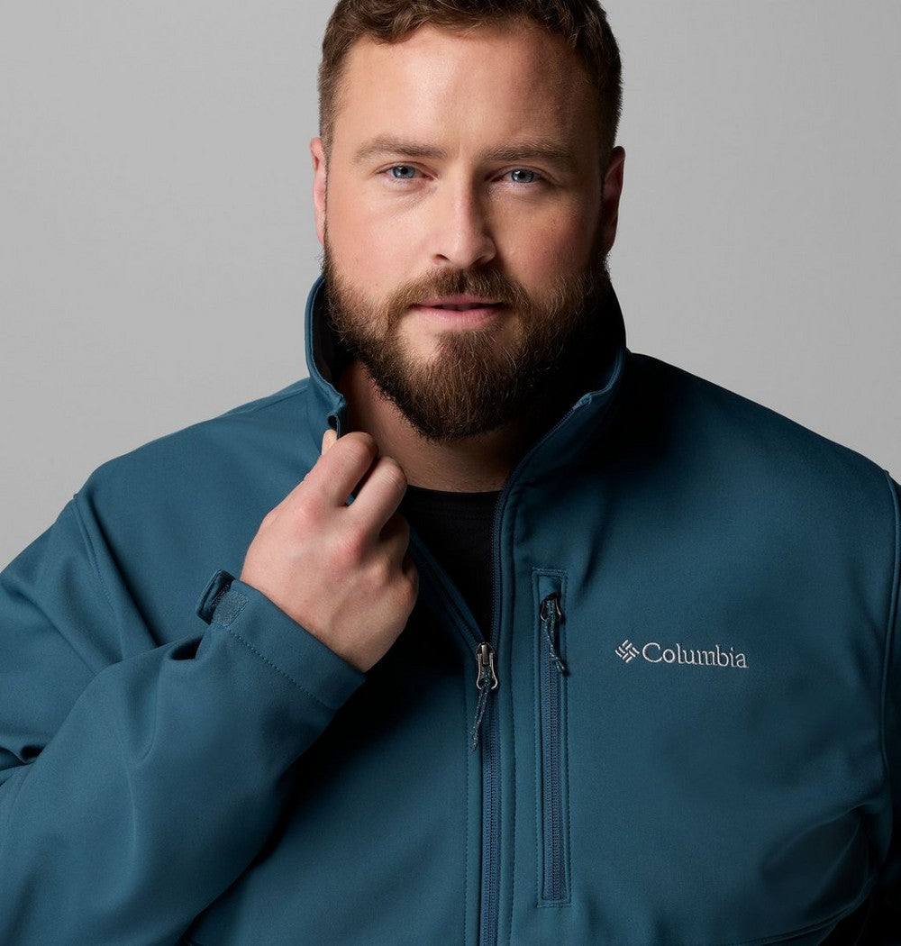 Men's Big Softshell Jacket - Grey
