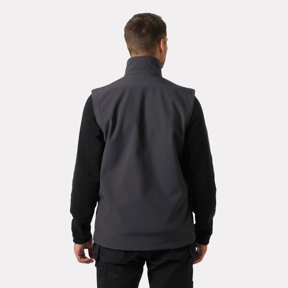 Men's Water-Resistant Softshell Work Vest