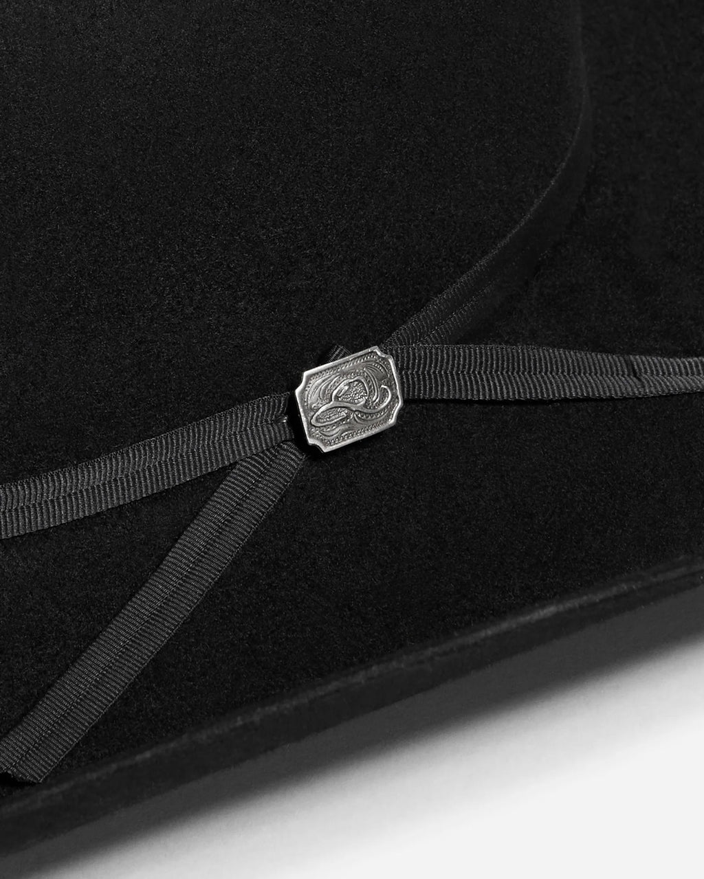 Ryan's Cattleman Crown Black Cowboy Hat