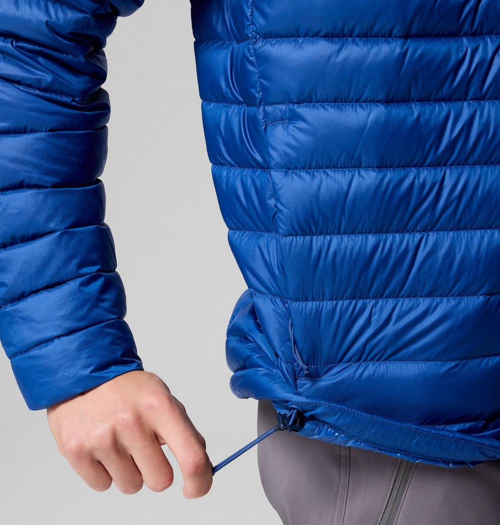 Men's Packable Down Hooded Jacket - Blue