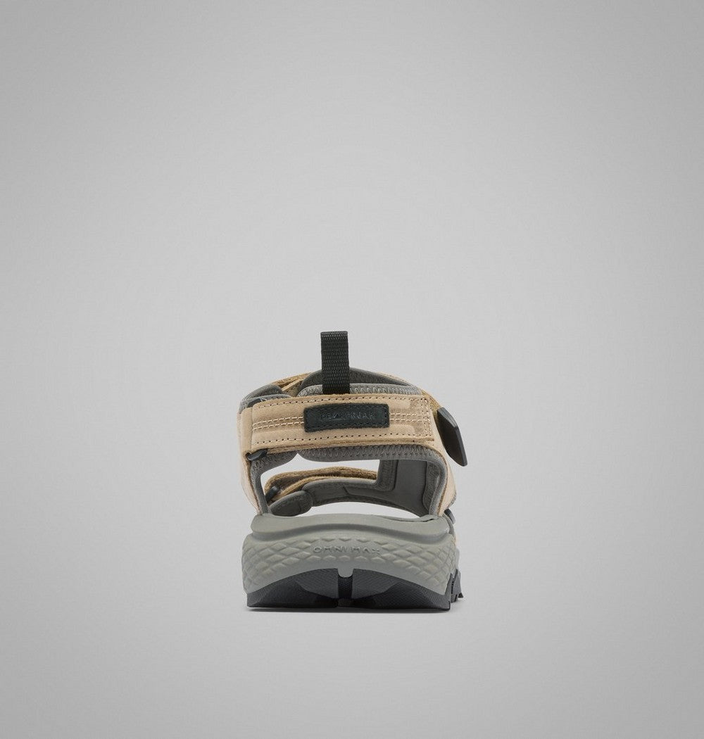 Men's Nubuck Leather Trail Sandal - Black