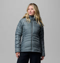 Women's Insulated Hooded Jacket - Wine