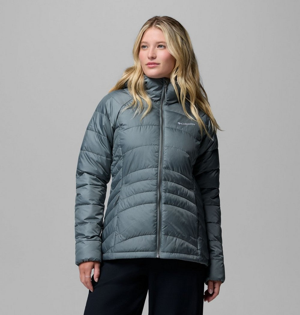 Women's Insulated Hooded Jacket - Wine