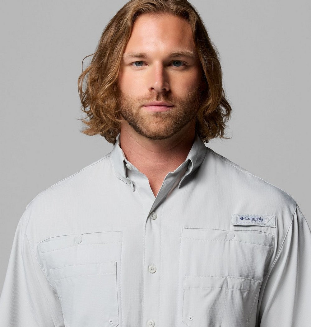 Men's Short-Sleeve Fishing Shirt - Blue