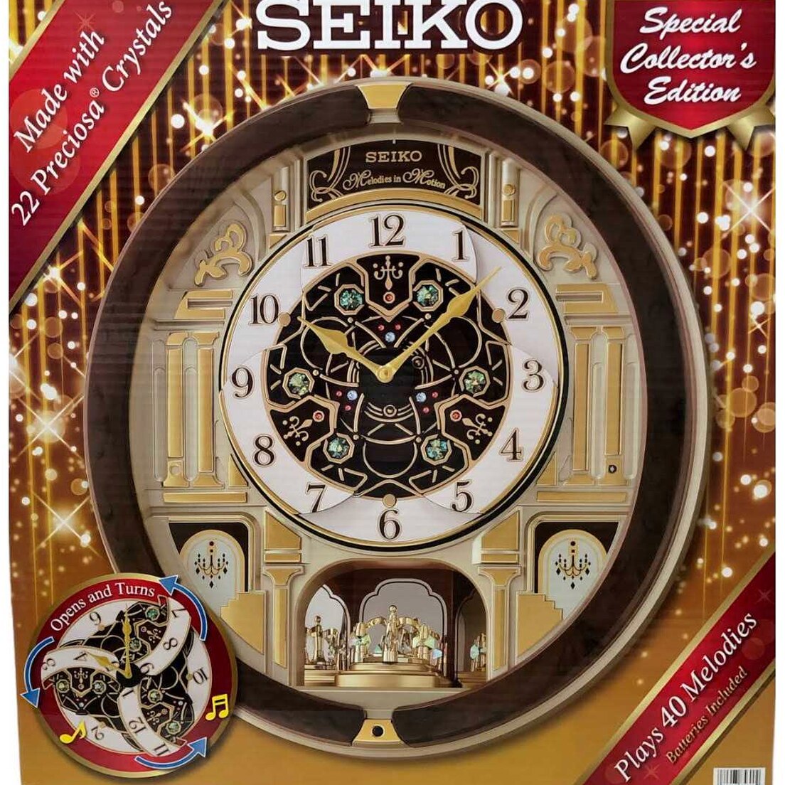 Seiko Melodies In Motion Wall Clock