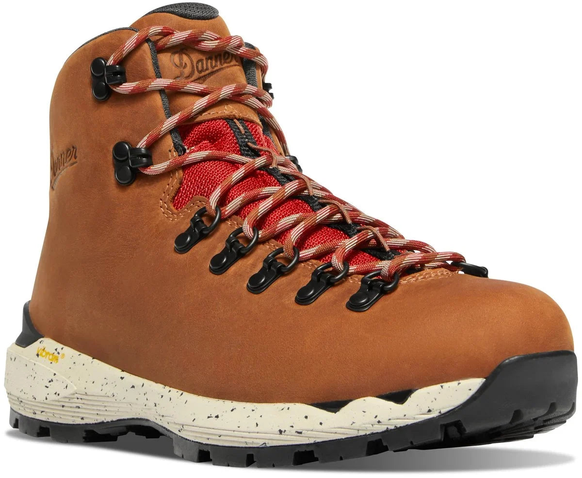 Women's Waterproof Hiking Boot - Mocha Brown Red