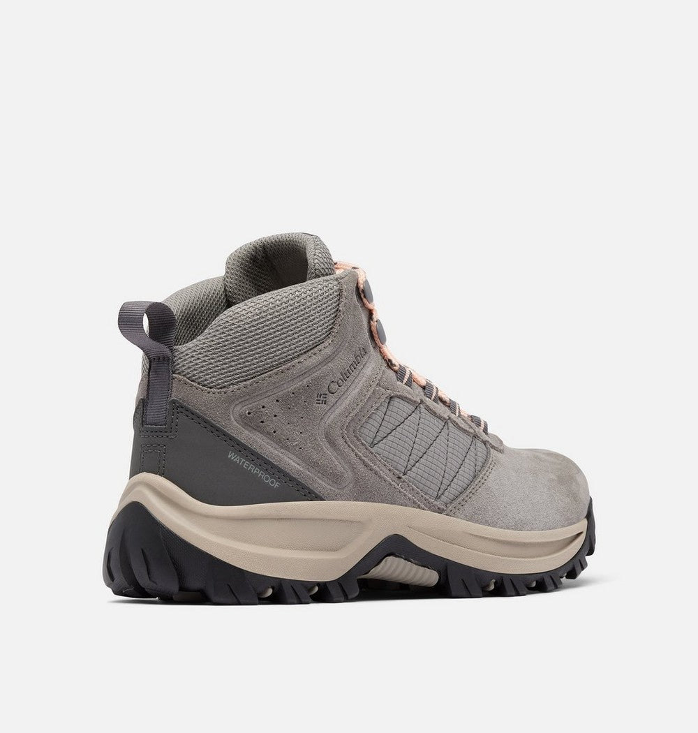 Women's Wide Waterproof Suede Hiking Shoe