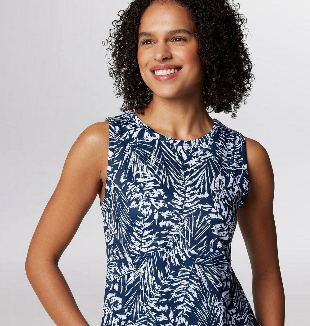 Women's UPF 50 Tank Dress - Gray Print
