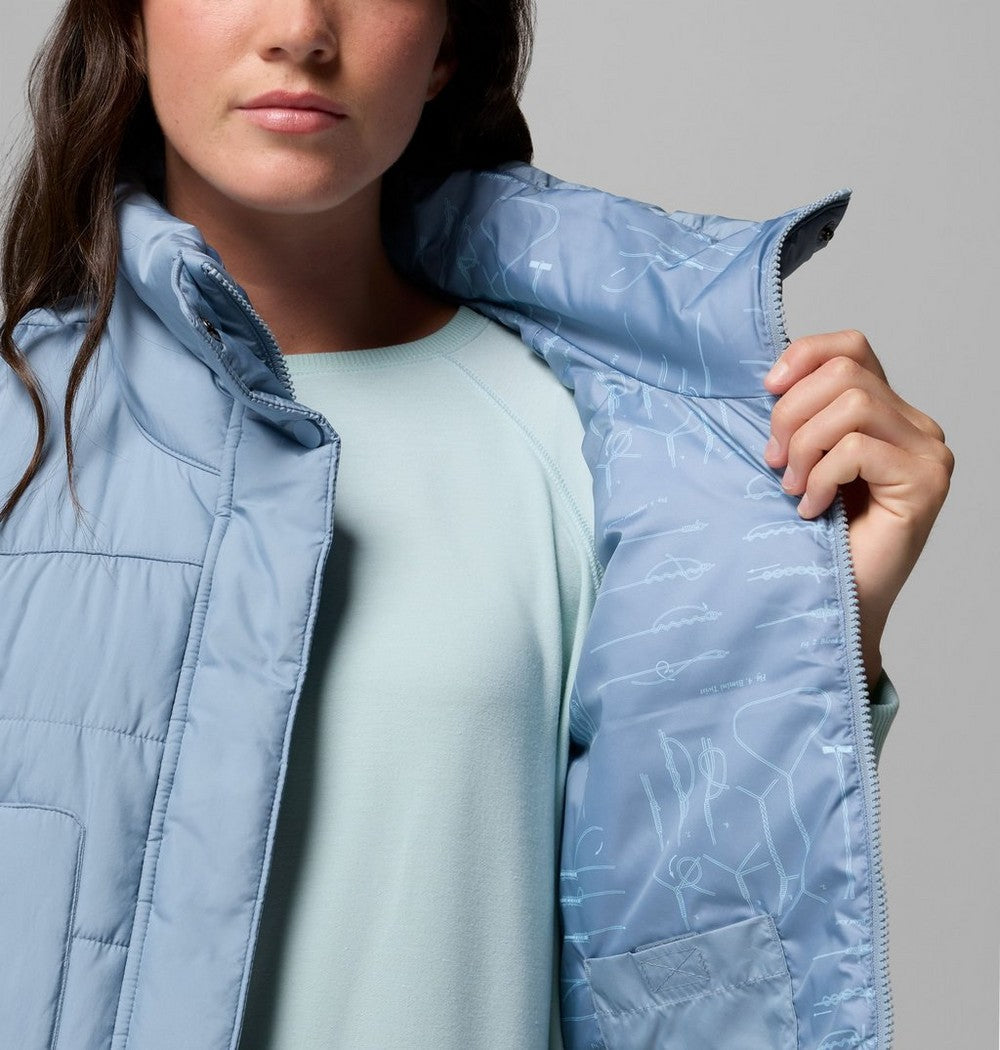 Women's Water-Resistant Insulated Vest - Blue