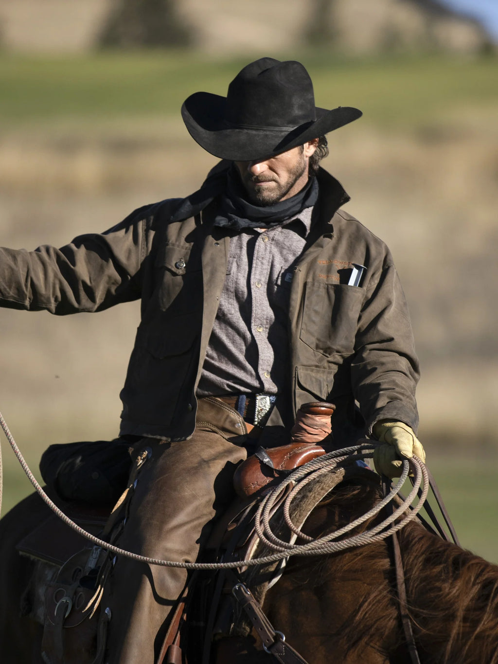 Ryan's Cattleman Crown Black Cowboy Hat