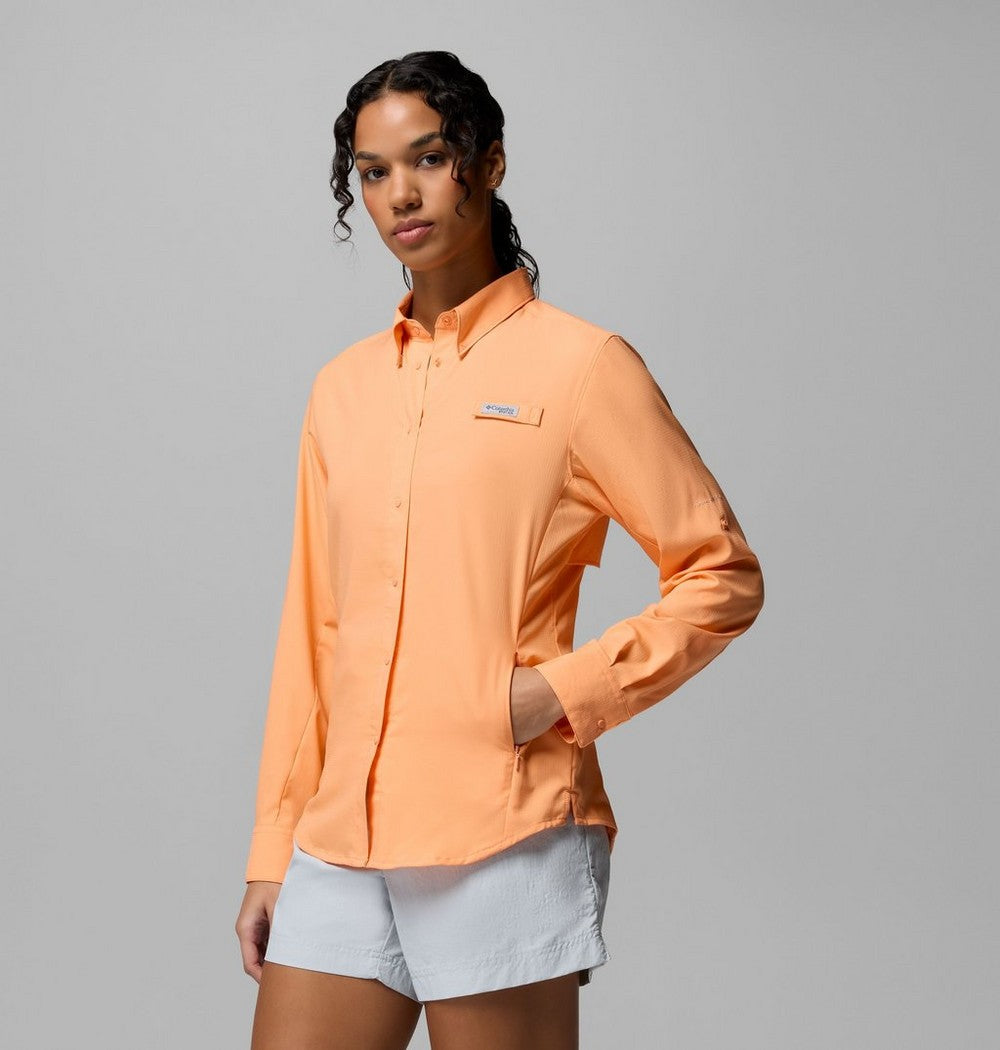 Women's Long Sleeve Fishing Shirt - Stone